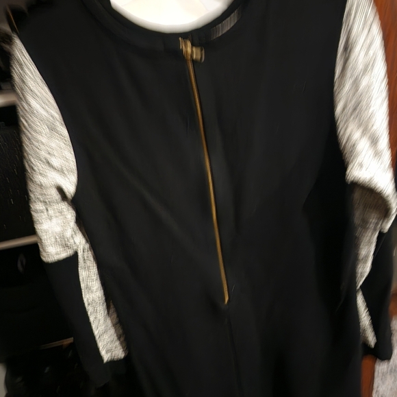 Zara Monochrome Textured Mini Dress - Picture 7 of 9